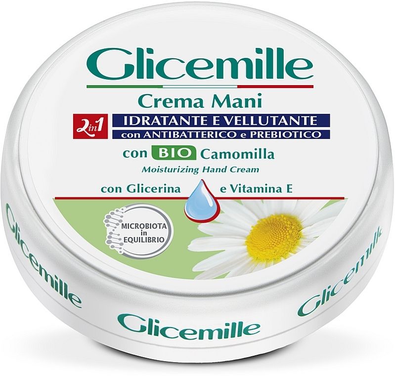 2in1 Antibakterielle Handcreme - Mirato Glicemille Chamomille 2in1 Hand Cream — Bild N1