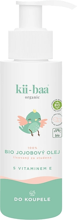 Kii-baa Baby Bio Jojoba Bath Oil - Bio-Jojobaöl zum Baden — Bild N1