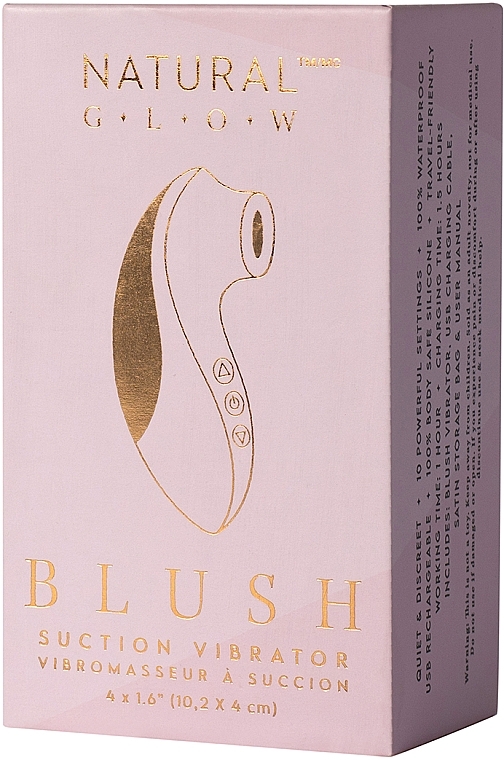 Klitoris-Vibrator rosa - Natural Glow Blush Vibrator  — Bild N3
