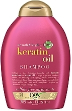 Düfte, Parfümerie und Kosmetik Shampoo für strapaziertes Haar mit Keratin Öl - OGX Anti-Breakage Keratin Oil Shampoo