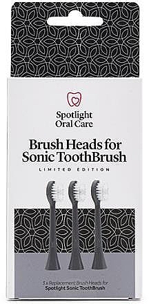 Ersatzköpfe für elektrische Zahnbürste grau - Spotlight Oral Care Sonic Head Replacements In Graphite Grey — Bild N1