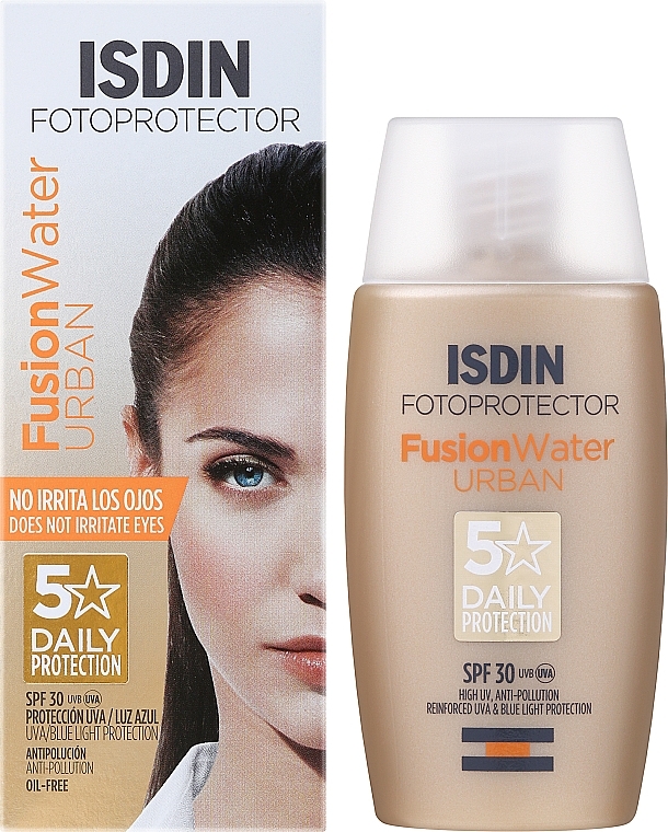 Sonnenschutzcreme für das Gesicht - Isdin Fotoprotector Fusion Water SPF 30+ — Bild N2
