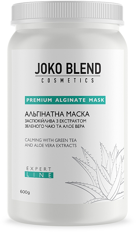 Beruhigende Alginatmaske für das Gesicht mit Grüntee-Extrakt und Aloe Vera - Joko Blend Premium Alginate Mask — Bild N6