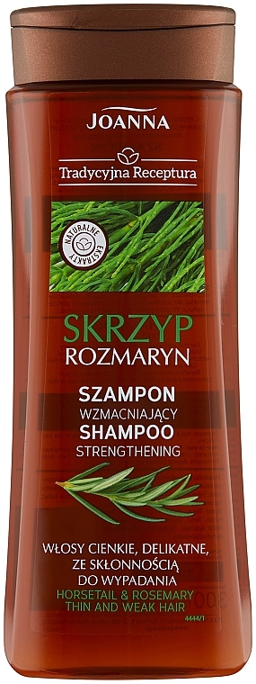 Shampoo gegen Haarausfall mit Schachtelhalm und Rosmarin - Joanna Traditional Recipe Horsetail And Rosemary — Bild N1