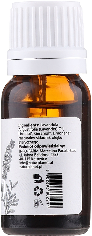 Natürliches ätherisches Lavendelöl - Natur Planet Essential Lavender Oil — Bild N3