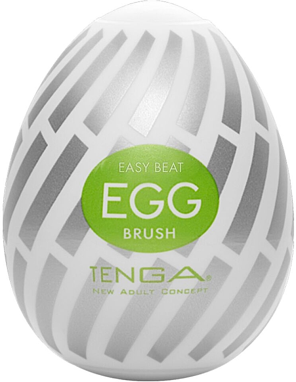 Dehnbarer Masturbator in Eiform für den Einmalgebrauch - Tenga Egg Brush — Bild N1