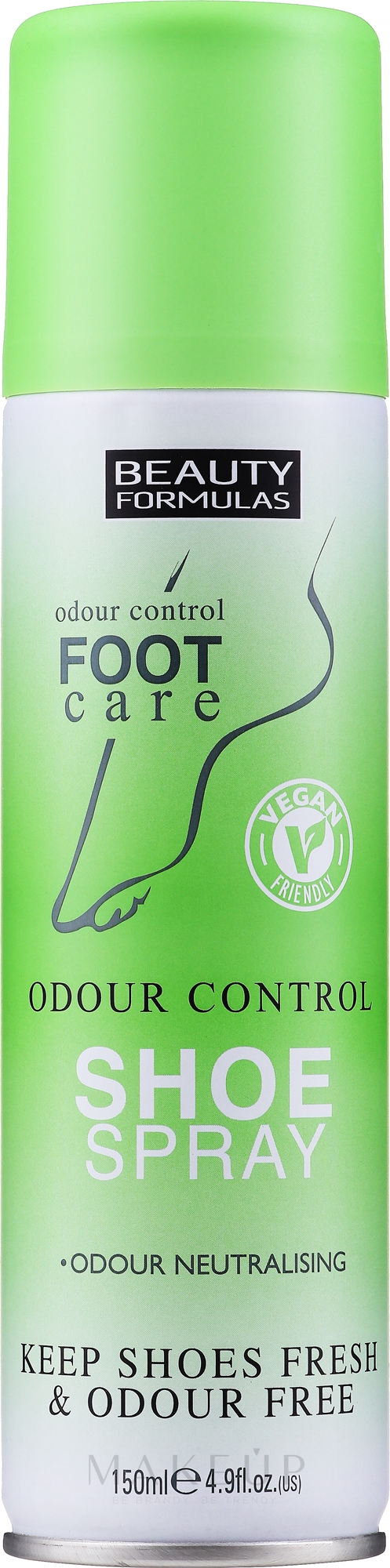 Deospray für Schuhe - Beauty Formulas Shoe Odour Control Spray — Bild 150 ml