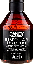 Düfte, Parfümerie und Kosmetik Bart- und Haarshampoo mit Argan- und Baobaböl - Niamh Hairconcept Dandy Beard & Hair Shampoo