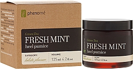 Düfte, Parfümerie und Kosmetik Reinigungsstein in Form einer dicken Paste mit Grüntee-Aroma - Phenome Green Tea Fresh Mint Heel Pumice