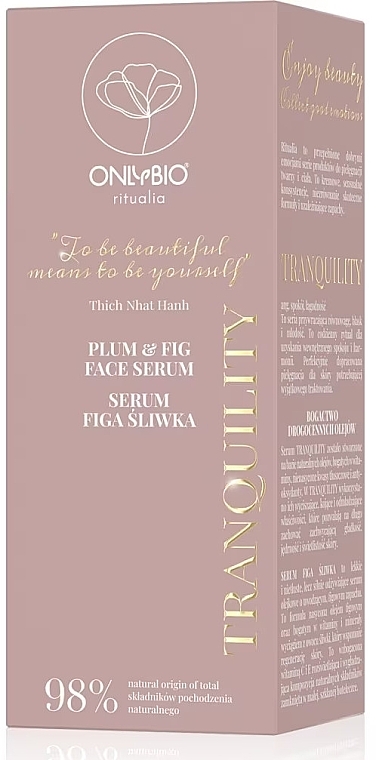 Leuchtendes Gesichtsserum - Only Bio Ritualia Tranquility Glow Enhanging Face Serum  — Bild N2