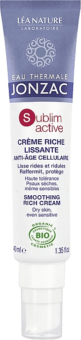 Glättende Gesichtscreme für trockene und empfindliche Haut - Eau Thermale Jonzac Sublimactive Smoothing Rich Cream — Bild N1