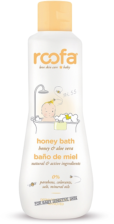 Badegel für Babys mit Honig - Roofa Honey Bath Gel — Bild N1