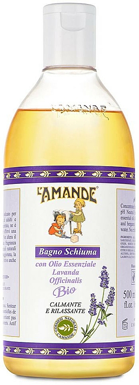 Badeschaum mit Lavendel - L'Amande Marseille Organic Lavender Bath Foam — Bild N1