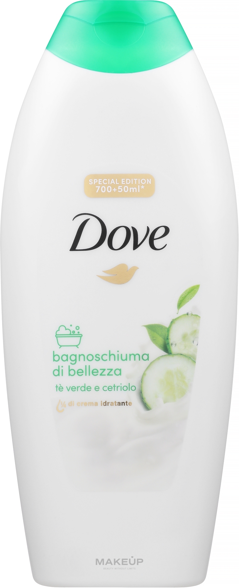 Duschcreme-Gel Grüner Tee - Dove Fresh Touch Shower Gel — Bild 750 ml