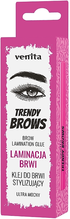 Augenbrauenkleber - Venita Trendy Brows Brow Lamination Glue — Bild N2