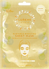 Glanz bringende Tuchmaske mit Vitamin C - Lumene Kirkas Radiance Boosting Sheet Mask — Bild N1