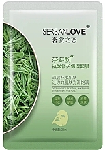 GESCHENK! Anti-Falten-Gesichtsmaske mit Grüntee-Polyphenolen - Sersanlove Tea Polyphenols Anti Wrinkle Mask — Bild N1