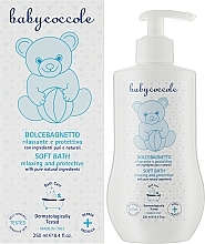 Sanftes, weichmachendes und feuchtigkeitsspendendes Shampoo und Duschgel für Babys - Babycoccole Soft Bath — Bild N2