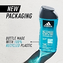 Duschgel - Adidas Ice Dive Body, Hair and Face Shower Gel — Bild N3