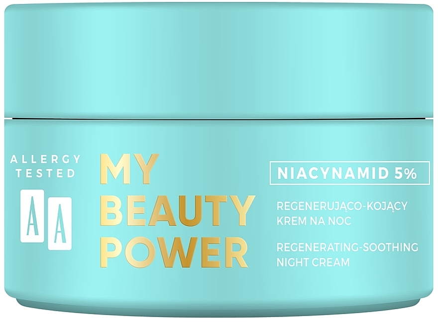 Regenerierende Nachtcreme mit Hanföl und Zink - AA My Beauty Power Acne — Bild N2