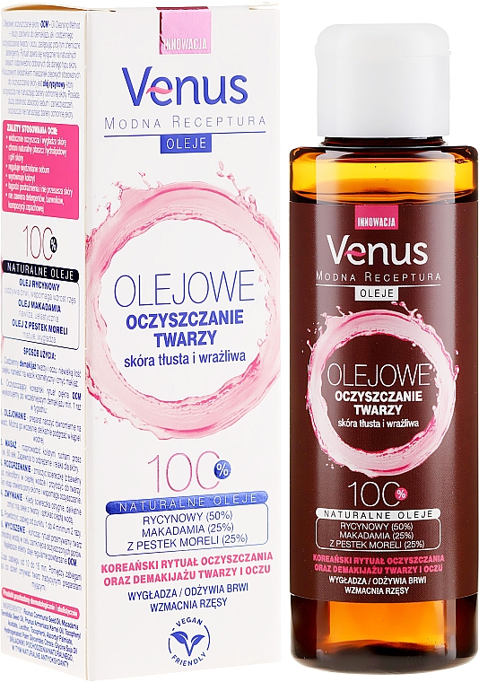 Gesichtsreinigungsöl für fettige und empfindliche Haut - Venus Cleansing Oil — Bild N1