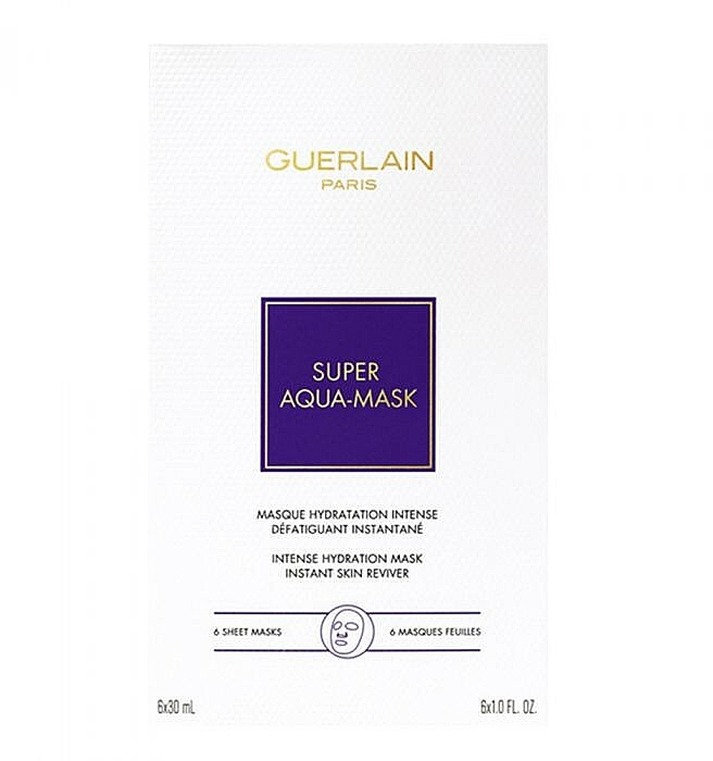 Intensiv feuchtigkeitsspendende Tuchmaske - Guerlain Super Aqua Instant Skin Reviver — Bild N1