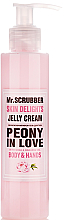 Düfte, Parfümerie und Kosmetik Creme-Gel für Körper und Hände - Mr.Scrubber Skin Delights Peony in Love
