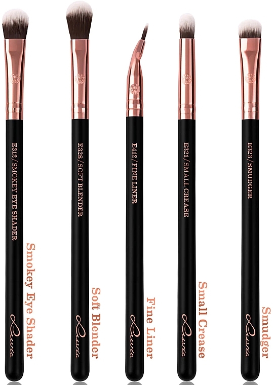 Make-up-Pinsel-Set 10-tlg. - Luvia Cosmetics Black Diamond Brush Expansion Set — Bild N5
