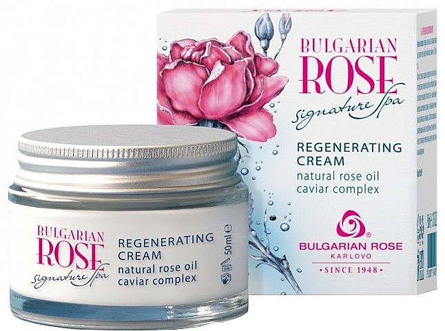Regenerierende Nachtcreme mit Kaviar und bulgarischer Rose - Bulgarian Rose Signature SPA Regenerating Cream  — Bild N1