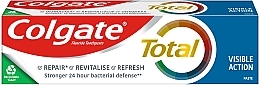 Düfte, Parfümerie und Kosmetik Zahnpasta Total Visible Action - Colgate Total Visible Action Toothpaste