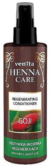 Intensiv regenerierende Haarlotion ohne Ausspüllen mit Henna-, Hanf- und Gojibeerenextrakt - Venita Henna Care Regenerating Conditioner — Bild N1