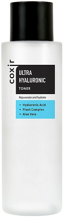 Verjüngendes und feuchtigkeitsspendendes Gesichtstonikum mit Hyaluronsäure, pflanzlichem Komplex und Aloe Vera - Coxir Ultra Hyaluronic Toner — Bild N1