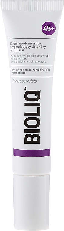 Straffende und glättende Augen- und Lippencreme - Bioliq 45+ Firming And Smoothening Eye And Mouth Cream — Foto N2