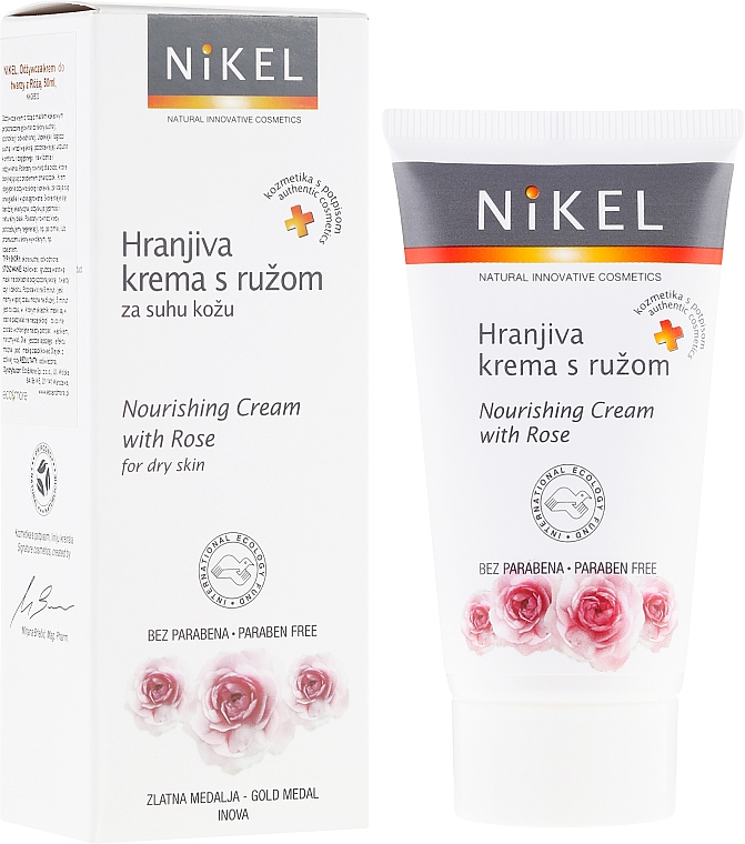 Pflegende Gesichtscreme mit Rose - Nikel Nourishing Cream with Rose — Bild N1