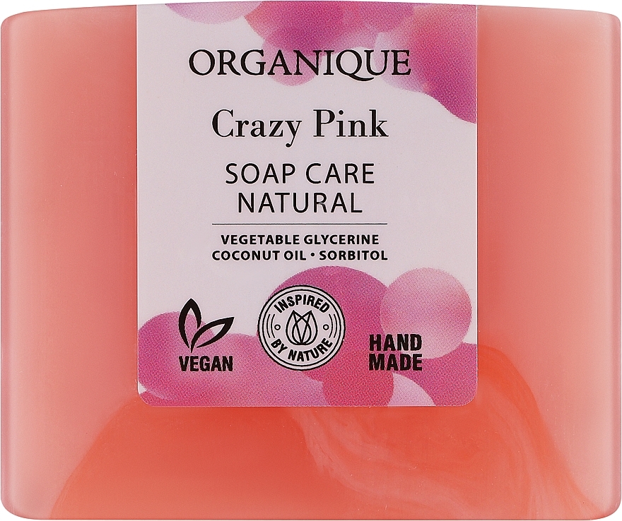 Natürliche pflegende Seife - Organique Soap Care Natural Crazy Pink — Bild N1