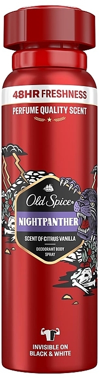 Aerosol-Deo - Old Spice Night Panther Deodorant Spray — Bild N1
