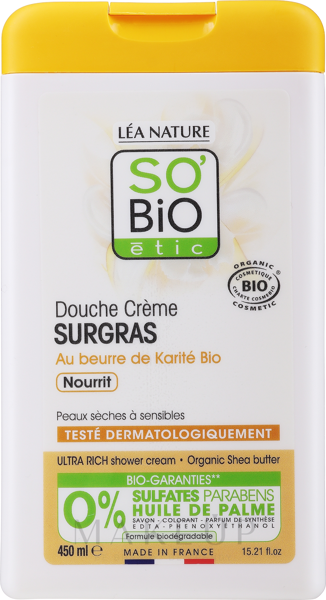 Duschcreme - So'Bio Lipid-Replenishing Shea Shower Cream — Bild 450 ml