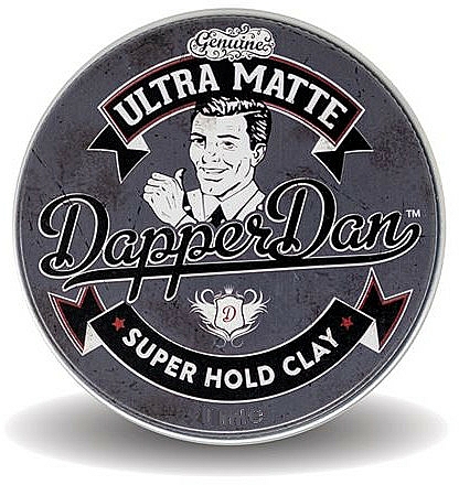 Modellierende und mattierende Tonerde für das Haar Starker Halt - Dapper Dan Ultra Matte Super Hold Clay — Bild N1