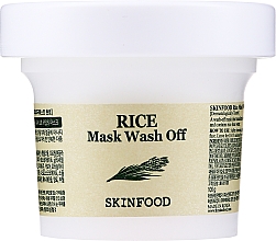 Reinigende Gesichtsmaske mit Reisextrakt - Skinfood Rice Mask Wash Off — Bild N3