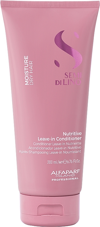 Pflegender Conditioner für trockenes Haar ohne Ausspülen - Alfaparf Semi Di Lino Moisture Nutritive Leave-In Conditioner