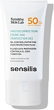 Düfte, Parfümerie und Kosmetik Sonnenschutzfluid für das Gesicht - Sensilis Photocorrection Pure Age Perfection 50