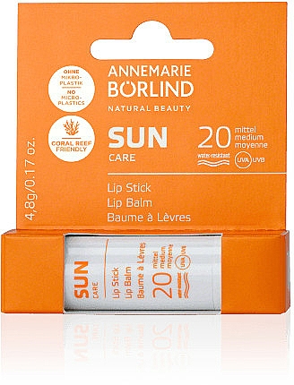 Lippenbalsam SPF20 - Annemarie Borlind Sun Care Lip Balm SPF 20 — Bild N2