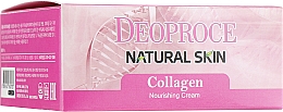 Regenerierende Anti-Aging-Gesichtscreme mit Kollagen, Hyaluronsäure und Vitamin E - Deoproce Natural Skin Collagen Nourishing Cream — Bild N2