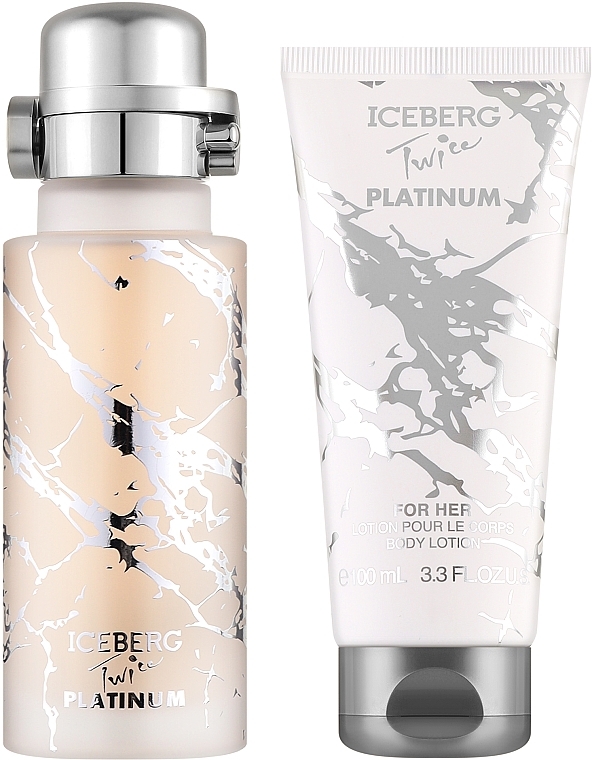 Iceberg Twice Platinum - Duftset (Eau de Toilette /125 ml + Körperlotion /100 ml)  — Bild N2