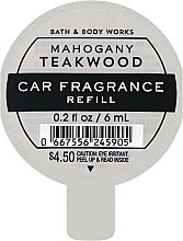 Düfte, Parfümerie und Kosmetik Auto-Lufterfrischer Mahogany Teakwood - Bath And Body Works Mahogany Teakwood Car Fragrance Refill