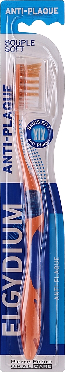 Zahnbürste weich Anti-Plaque orange - Elgydium Anti-Plaque Soft Toothbrush — Bild N1