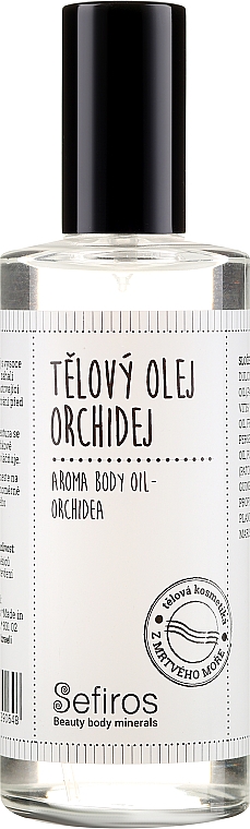 Körperöl mit Orchideenduft - Sefiros Aroma Body Oil Cream Orchidea