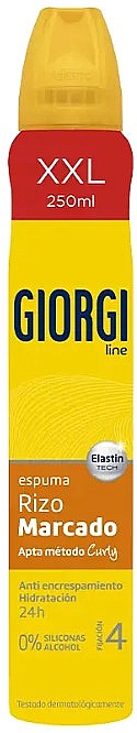 Stylingschaum für lockiges Haar - Giorgi Line Mousse Curly Nº4 — Bild N1