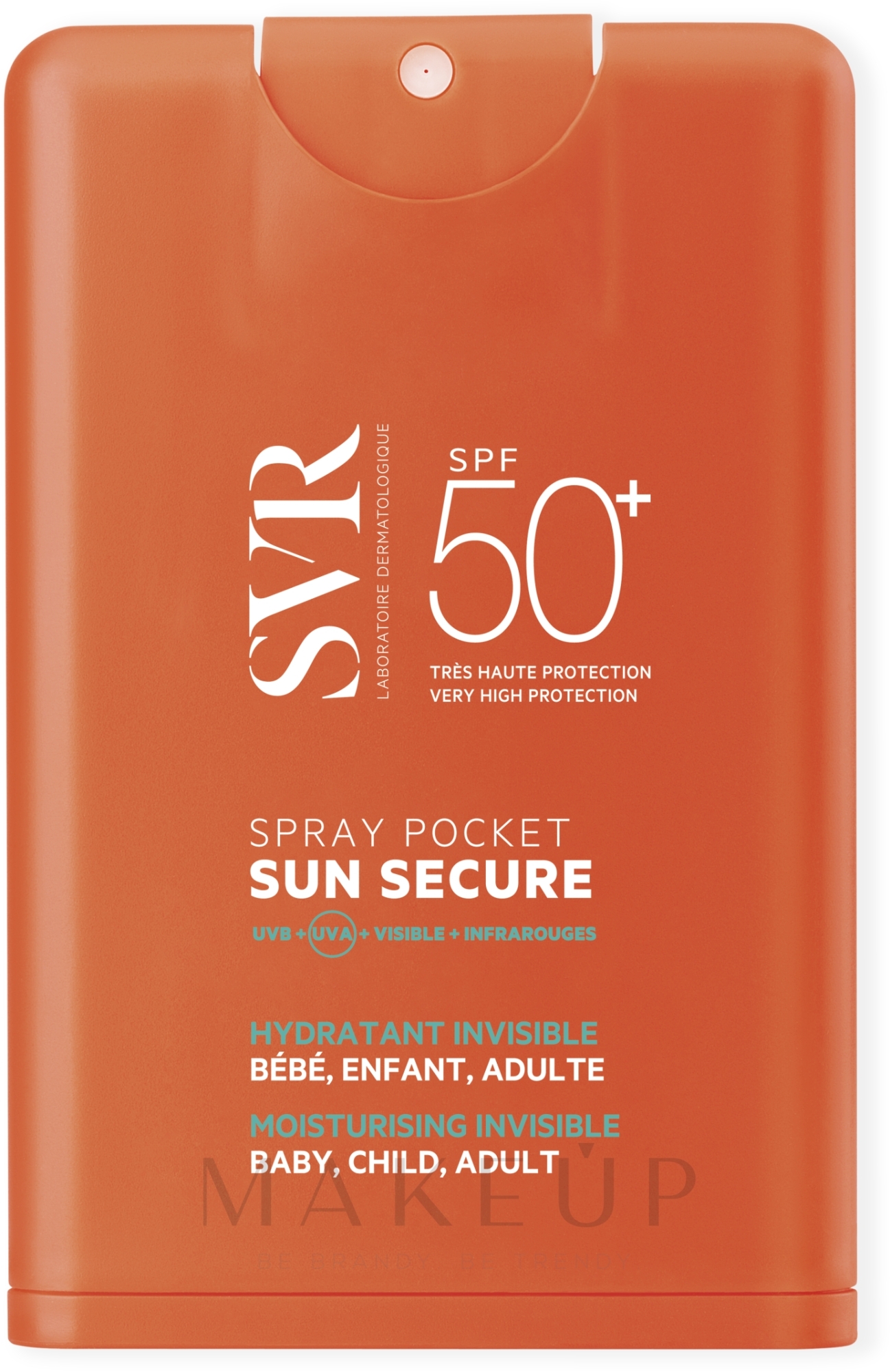 Sonnenschutzspray - SVR Sun Secure Pocket Spray SPF50+ — Bild 20 ml