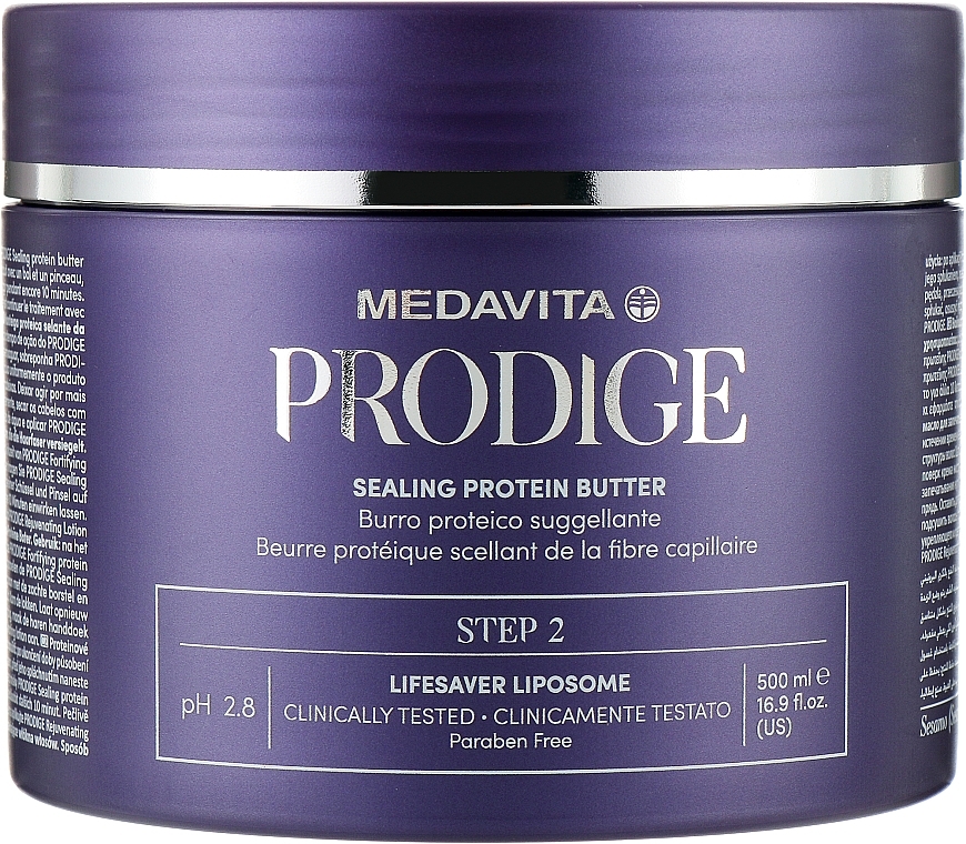 Proteinöl für das Haar - Medavita Prodige Sealing Protein Butter Step 2 — Bild N1